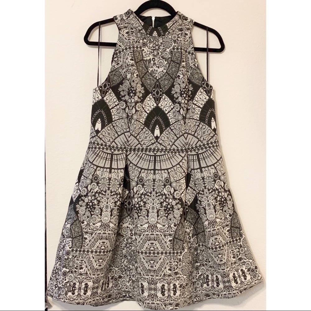 Nicole Miller Sleeveless Tapestry Dress